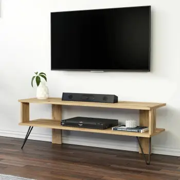 Komodë TV, ngjyrë lisi, Skye Decor, Duama