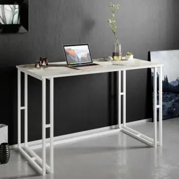 Tavolinë pune për studim Skye Decor, Alfa, e bardhë