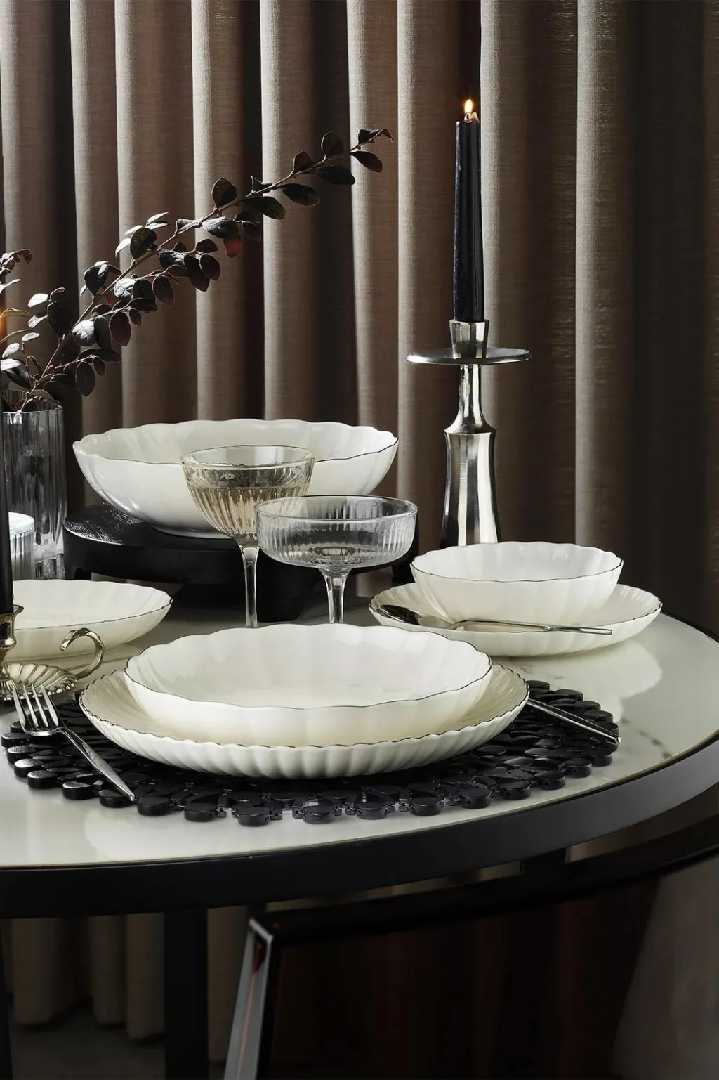 Set enësh për drekë (27 copë), Hermia Concept, BNLZF27YT220 - 1