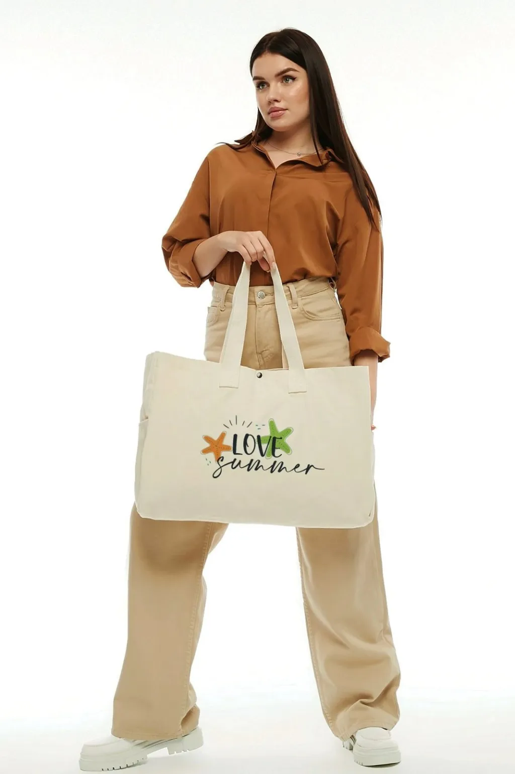 Tote bag Zoozie Bags, krem, 2203 - 2