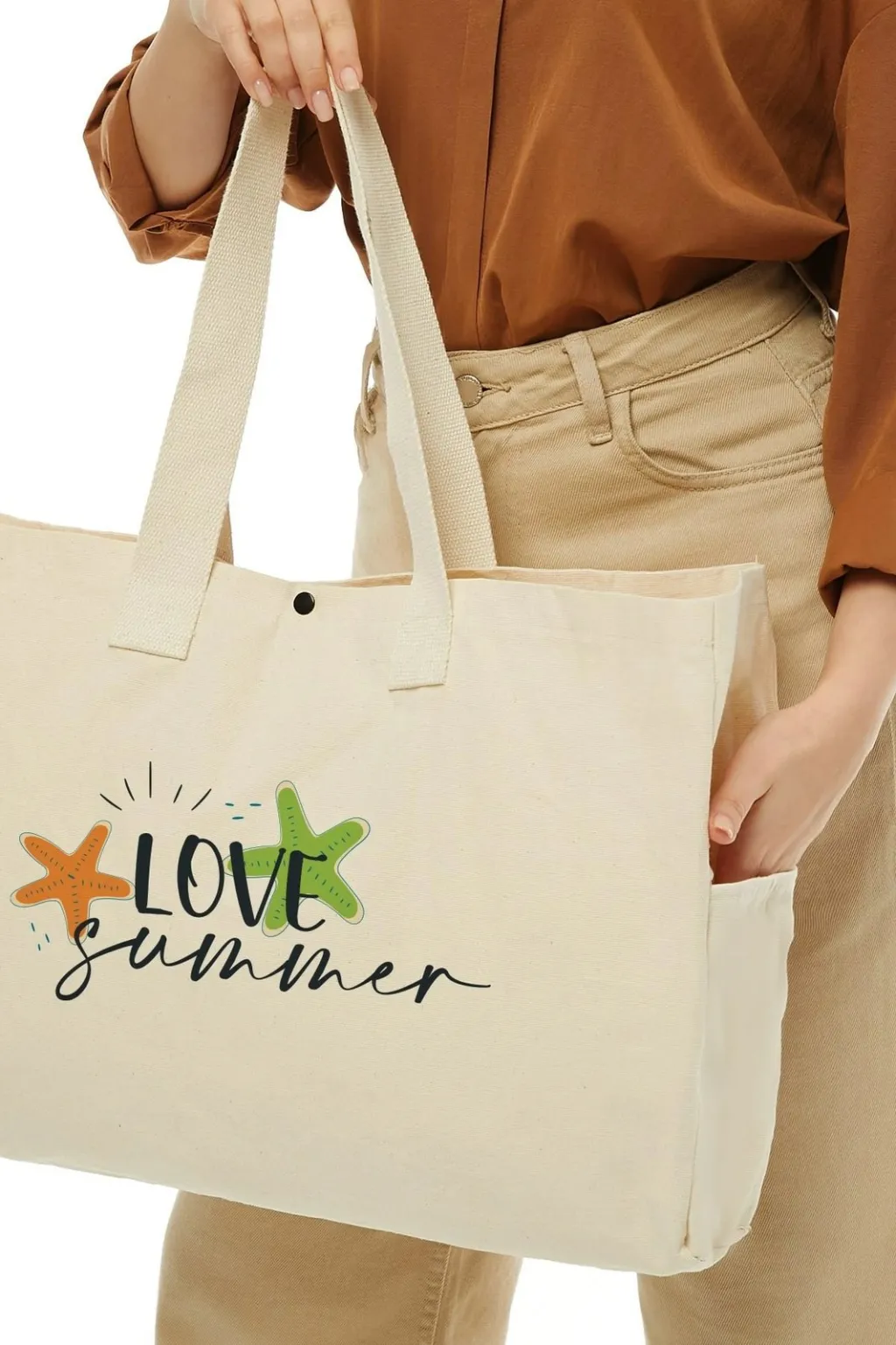 Tote bag Zoozie Bags, krem, 2203 - 5