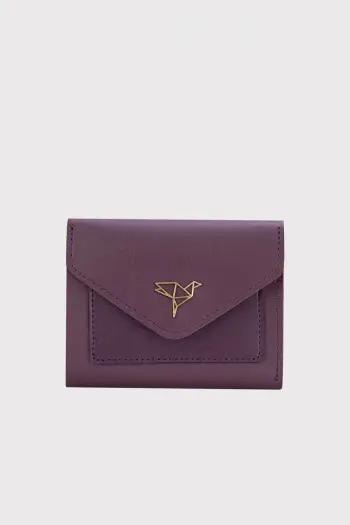 Portofol për gra, Zoozie Bags, ngjyrë damson