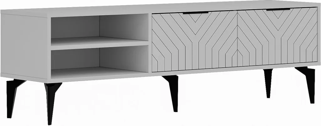 Komodë TV Skye Decor Regina, e bardhë - 7