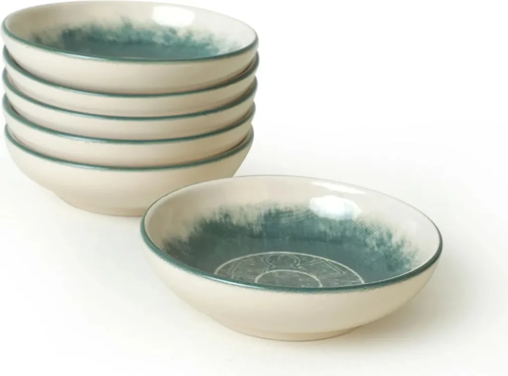 Set tasash për salcë (6 copë), Hermia Concept, krem, 13cm - 2