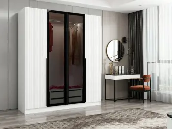 Dollap garderobe Skye Decor, Kale Plus, fume, 180x210x52cm