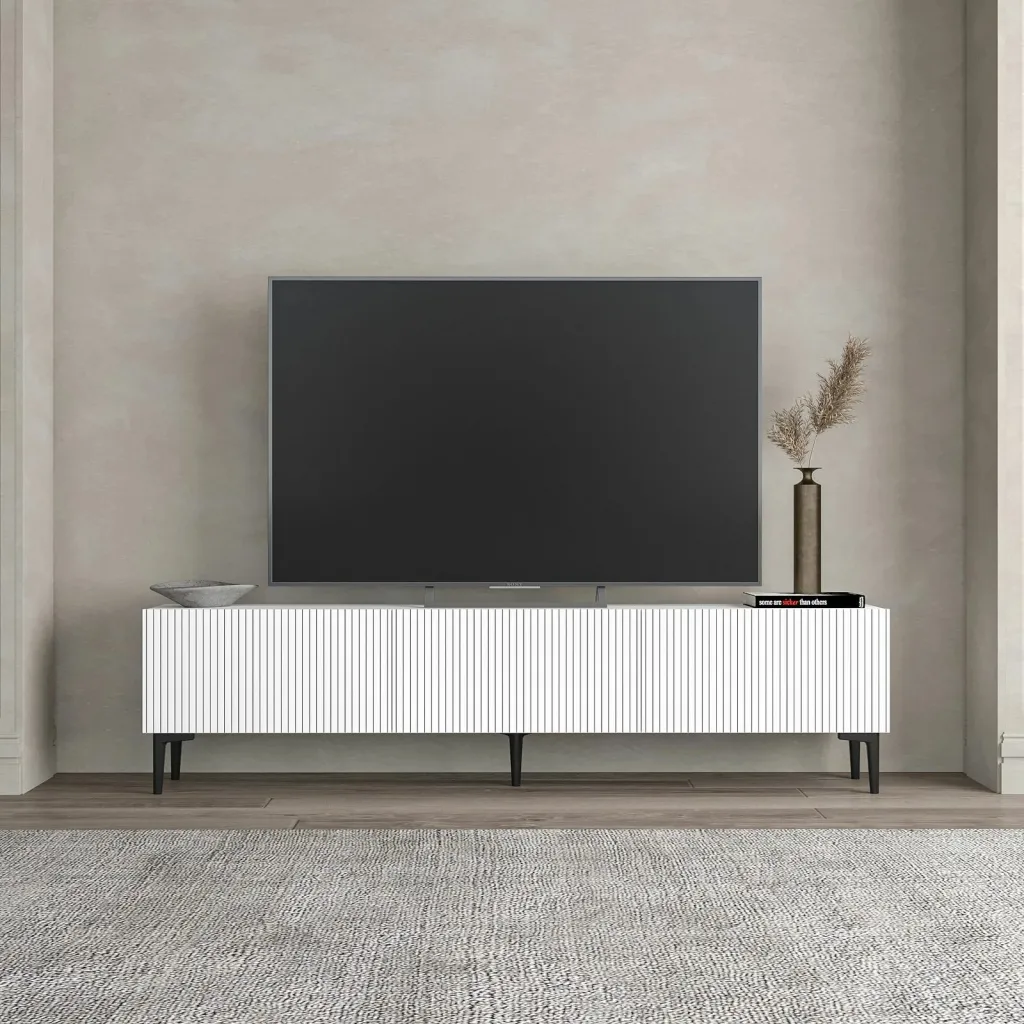 Komodë TV Skye Decor, Oscar, e bardhë - 2