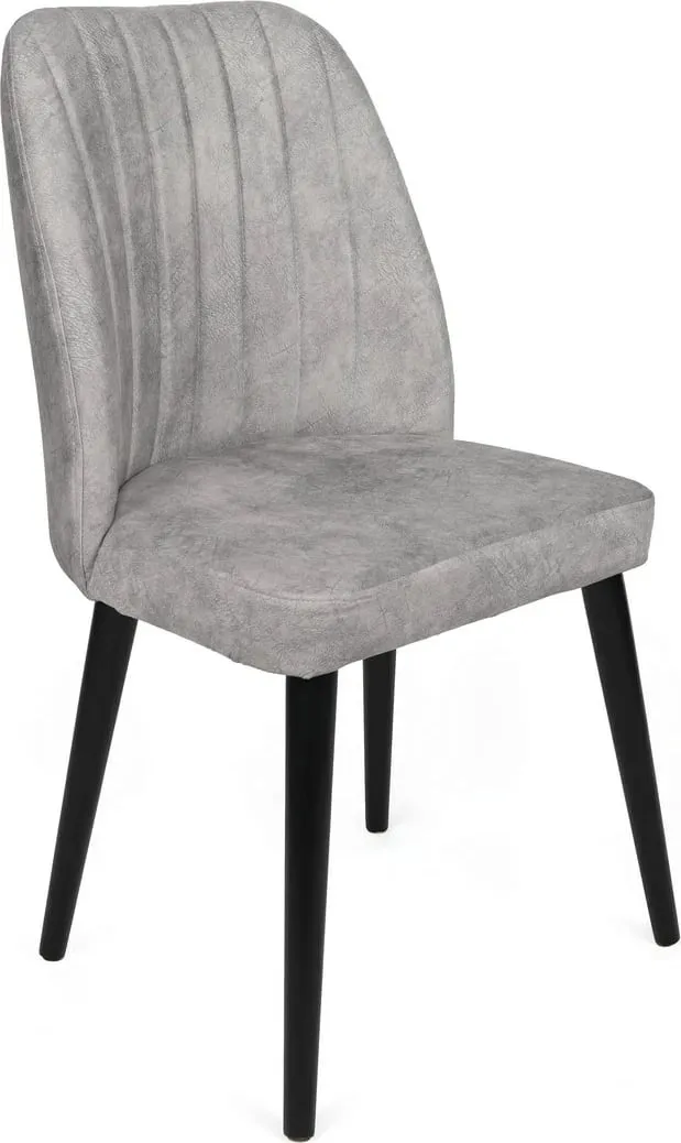 Set karrigesh (4 copë), Skye Decor, Alfa-438 V4, gri dhe e zezë - 2