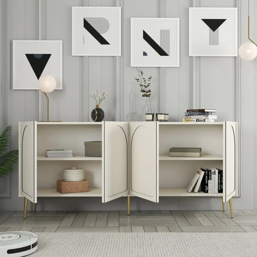 Konsol Skye Decor, Lyon 80, krem dhe ari - 2