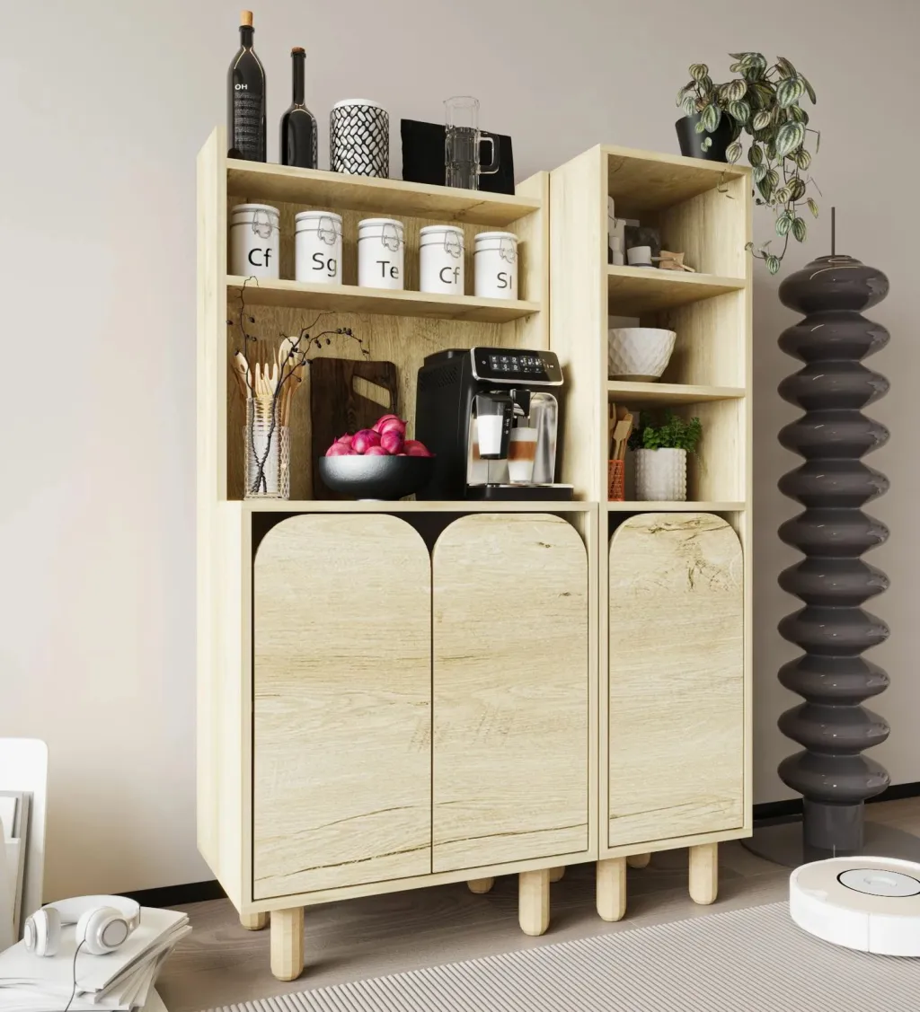 Dollap multifunksional Skye Decor, Parma 3, ngjyrë lisi Sapphire Oak - 2