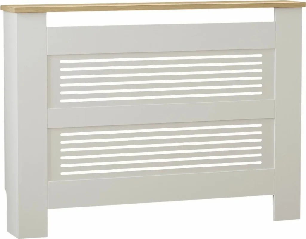 Kapak radiatorësh Skye Decor, ngjyrë lis safir dhe e bardhë - 4
