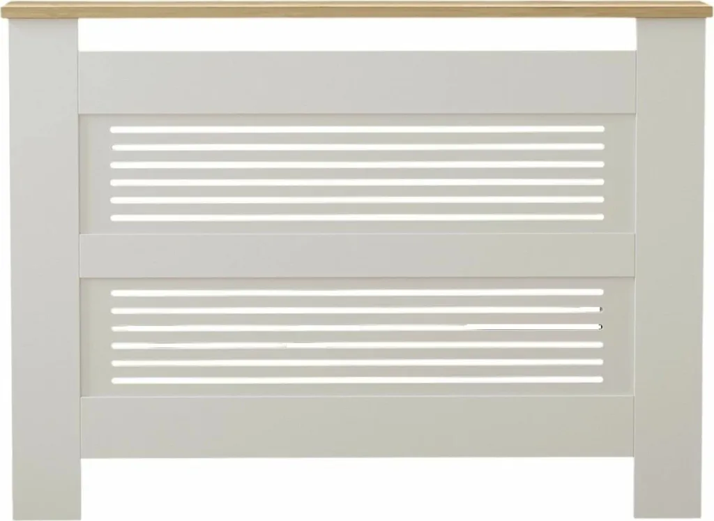 Kapak radiatorësh Skye Decor, ngjyrë lis safir dhe e bardhë - 5