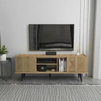 Komodë TV Skye Decor, ngjyrë lisi Oud Oak, Ekvador