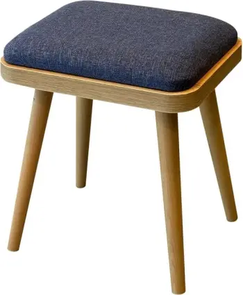 Set dy karrige të ulëta Skye Decor, Vina Mini 1048, ngjyrë lis, blu e errët (2 copë)