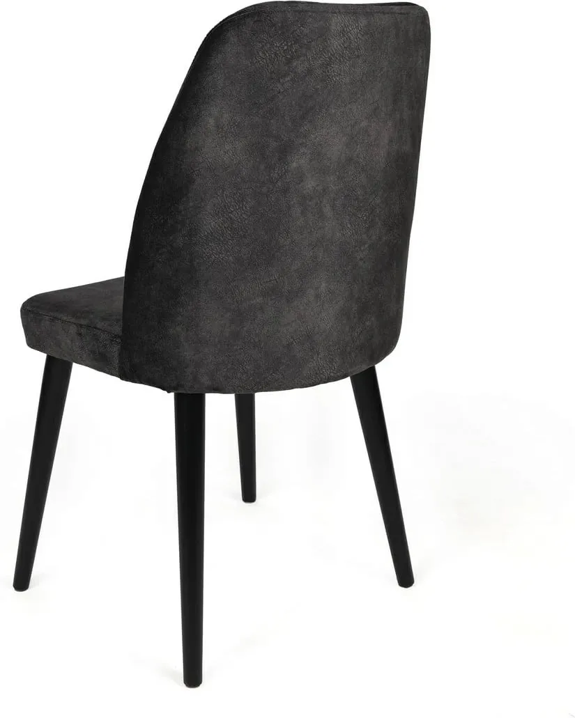 Set karrigesh (4 copë), Skye Decor, Alfa-437 V4, anthracite e zezë - 3