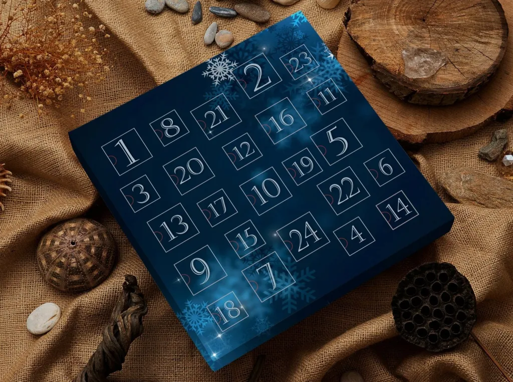 Kalendar advenç për bizhuteri argjendi, Elika Silver, set - 1