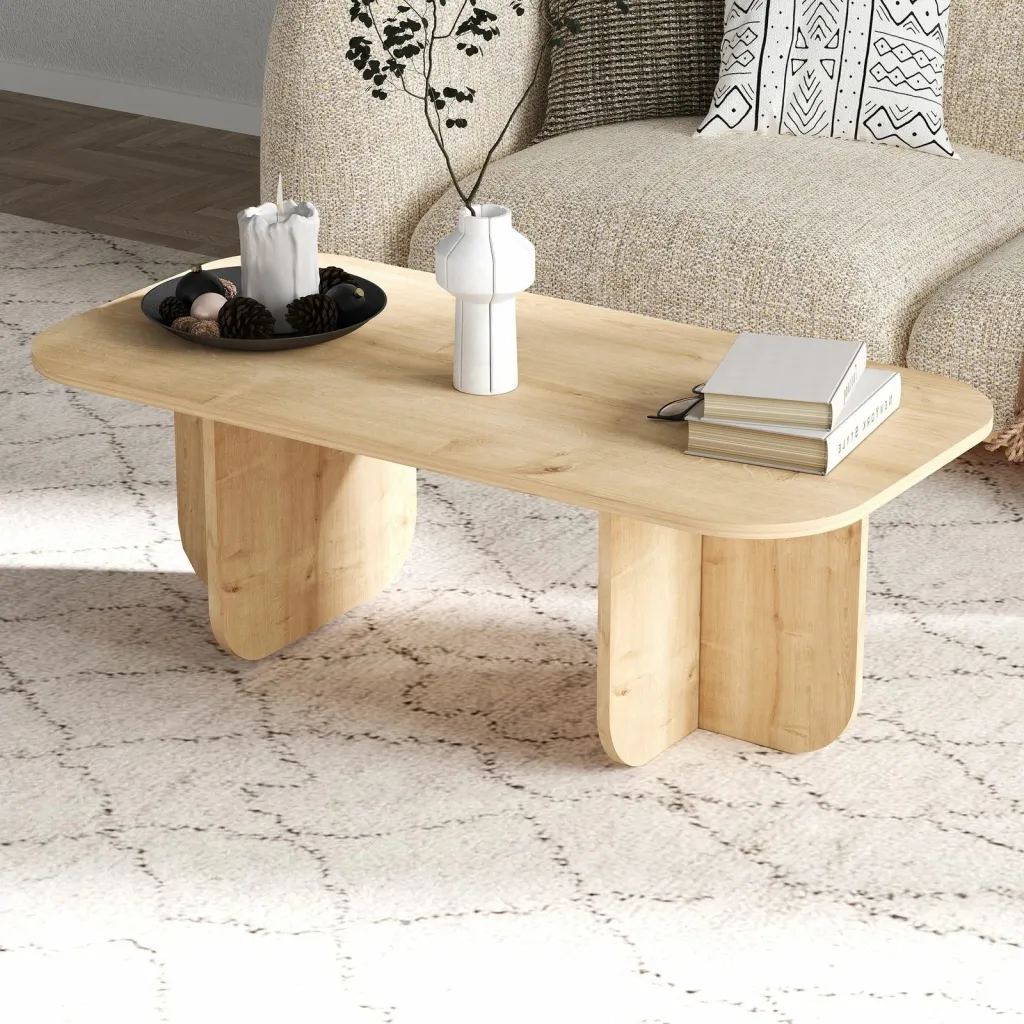 Tavolinë kafeje Skye Decor, Becaj - lisi safir - 1
