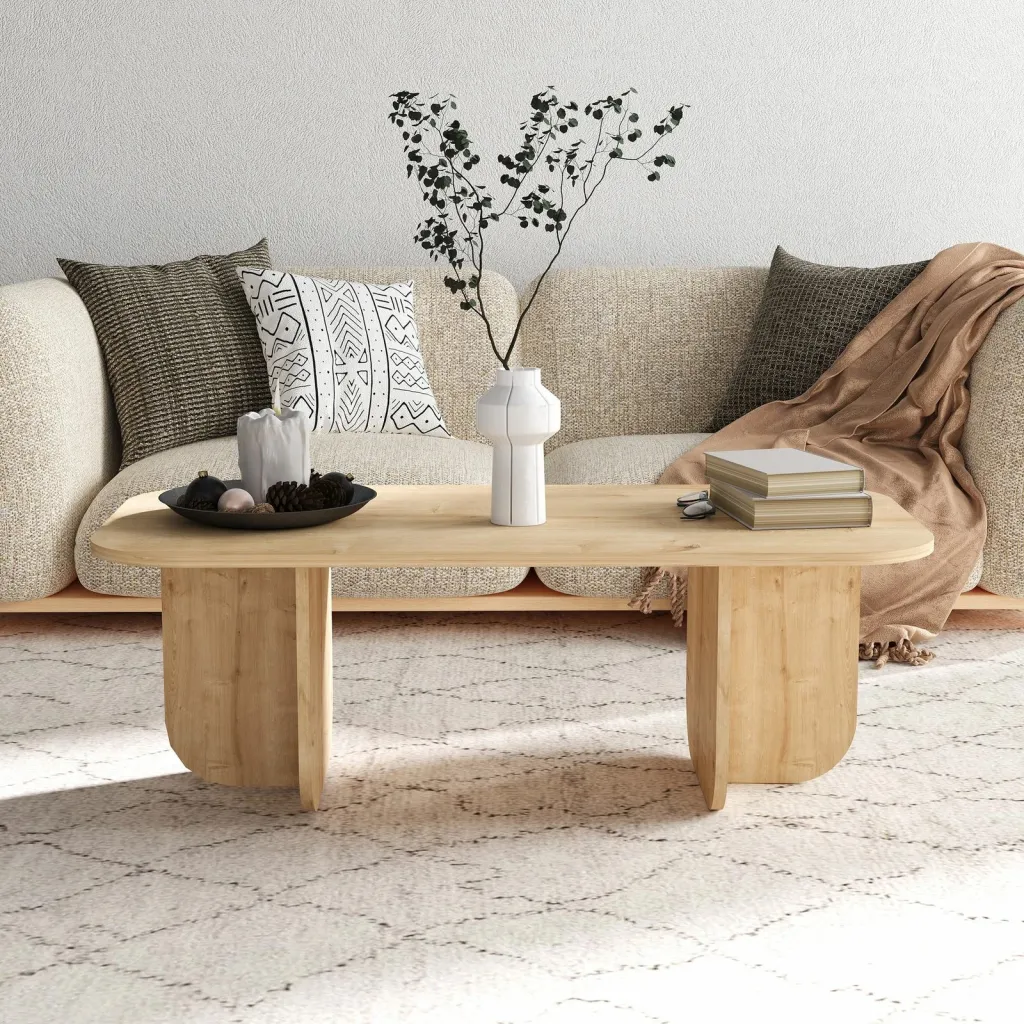 Tavolinë kafeje Skye Decor, Becaj - lisi safir - 2