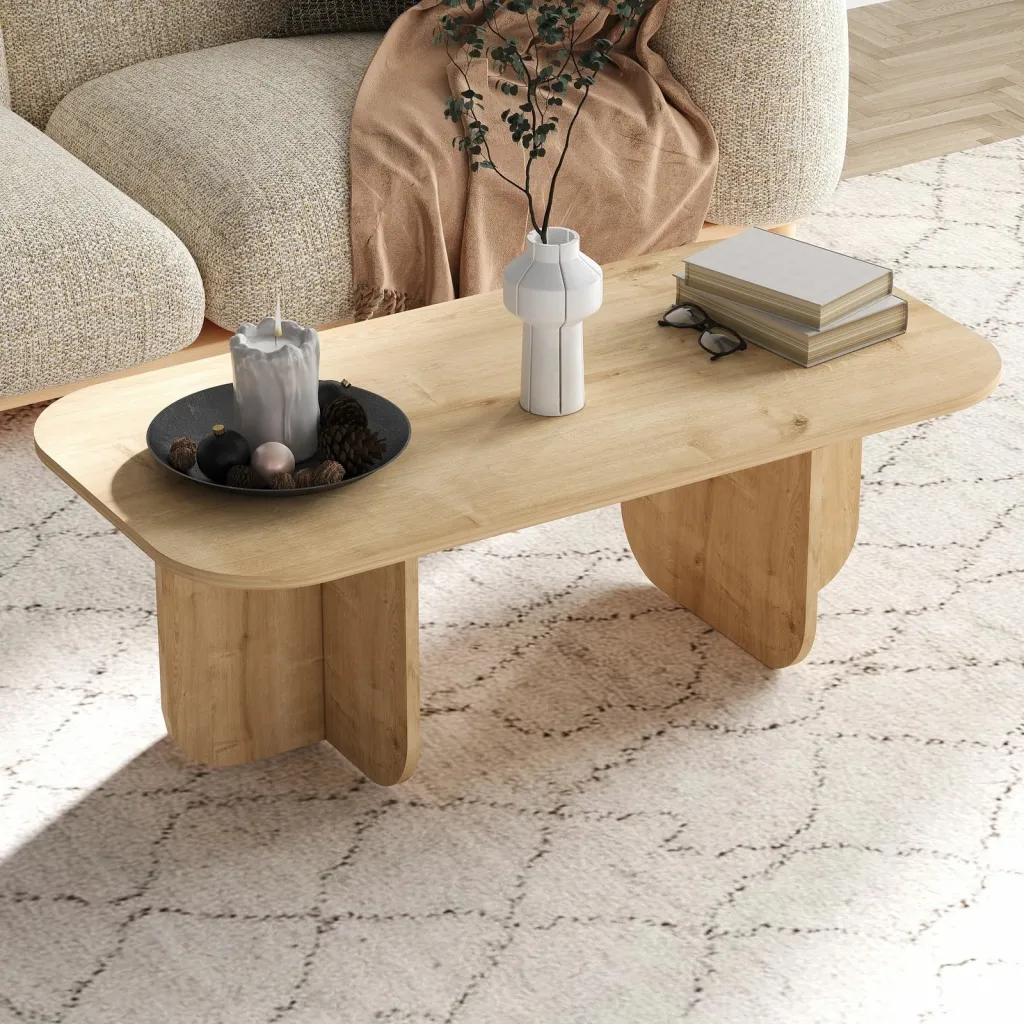 Tavolinë kafeje Skye Decor, Becaj - lisi safir - 3
