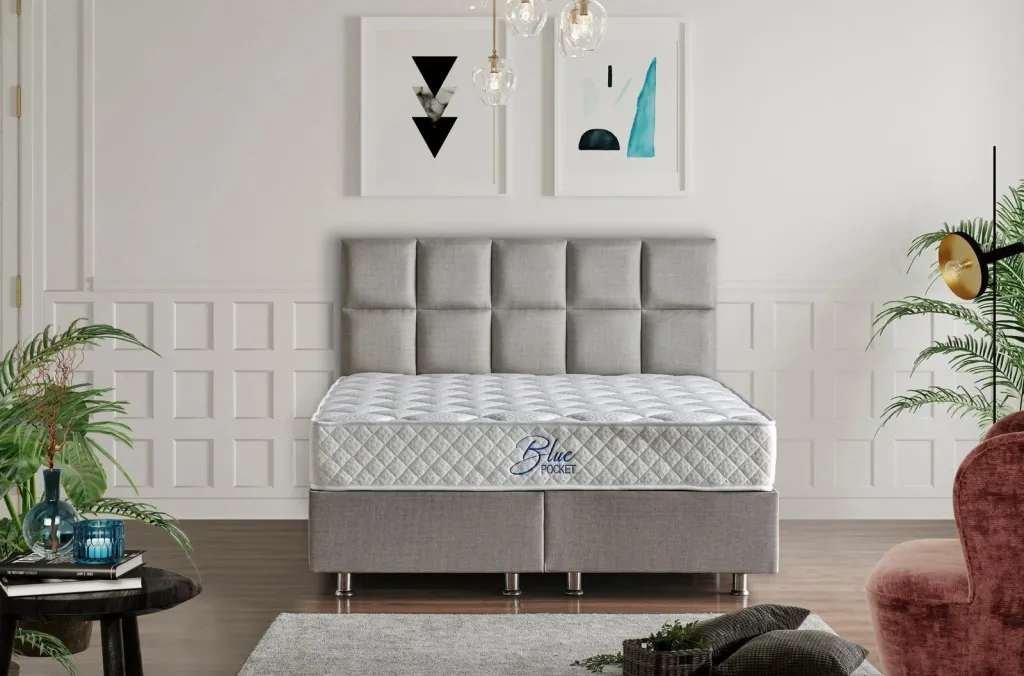 Dyshek Skye Decor Blue Pocket RollPack, njësh, 90x200 cm - 2