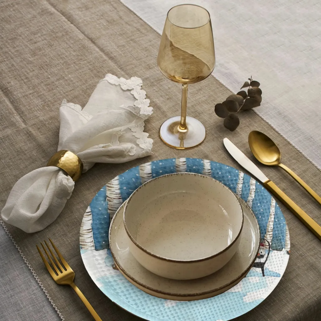 Set nënshtruesish tavoline Hermia Concept, shumëngjyrësh, 4 copë, 37cm - 3