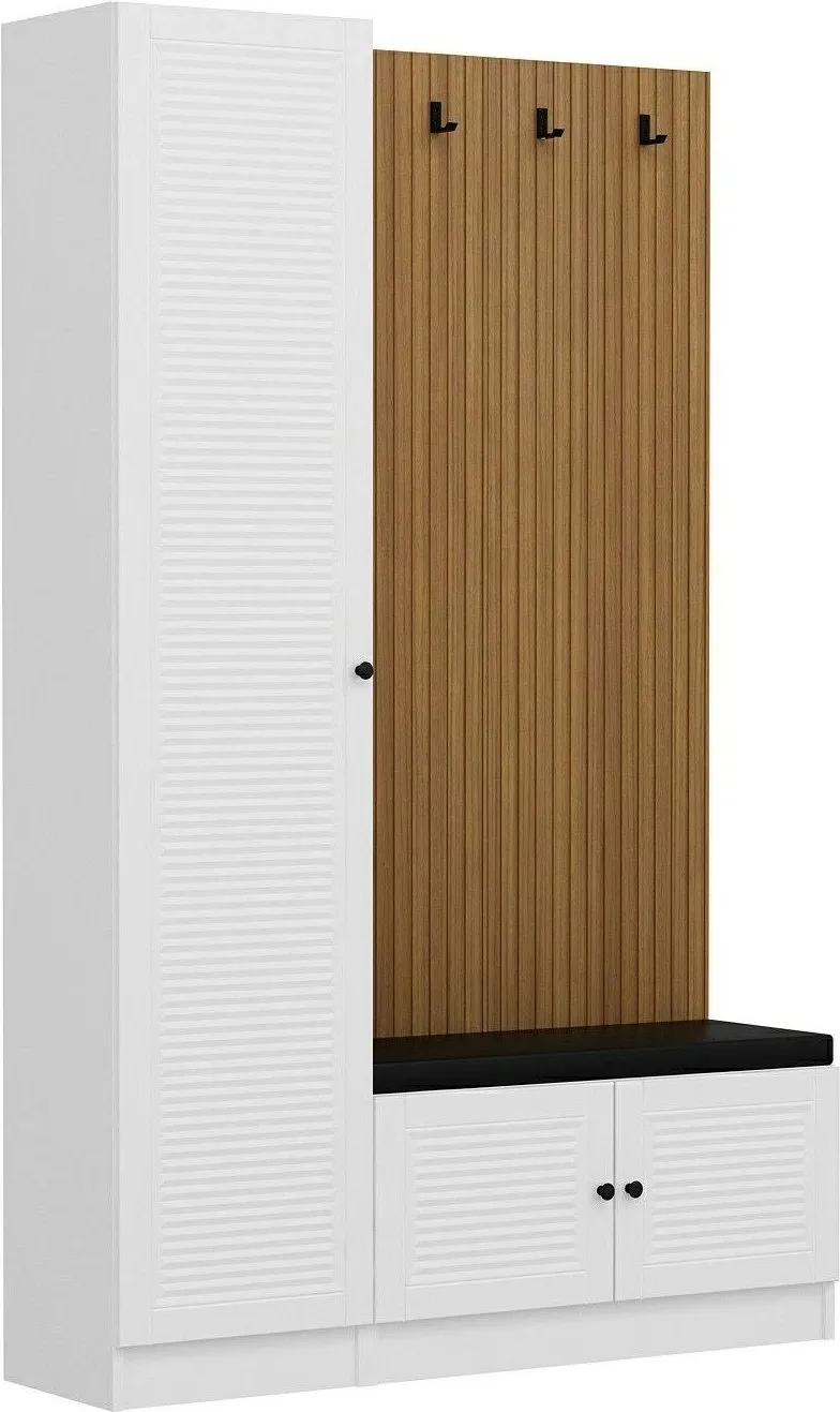 Stendë korridori Skye Decor, Noah, e bardhë, 135x210x35cm - 4