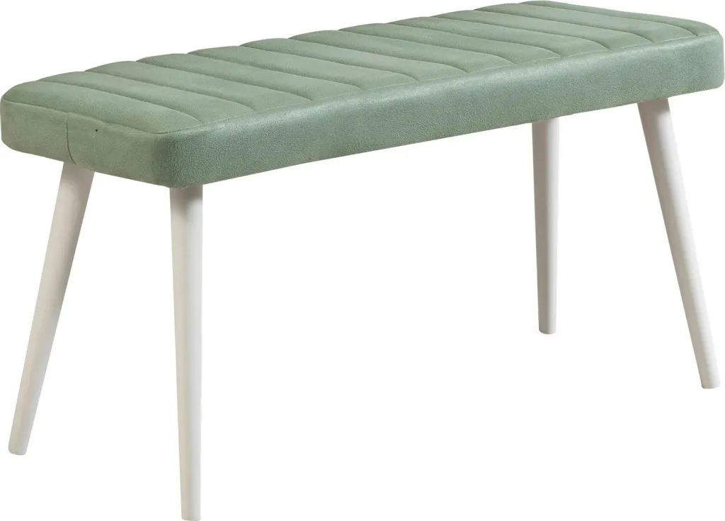 Set tavoline me dy ulëse, ngjyrë e bardhë dhe e gjelbër, Skye Decor Costa 0400 (3 copë) - 5