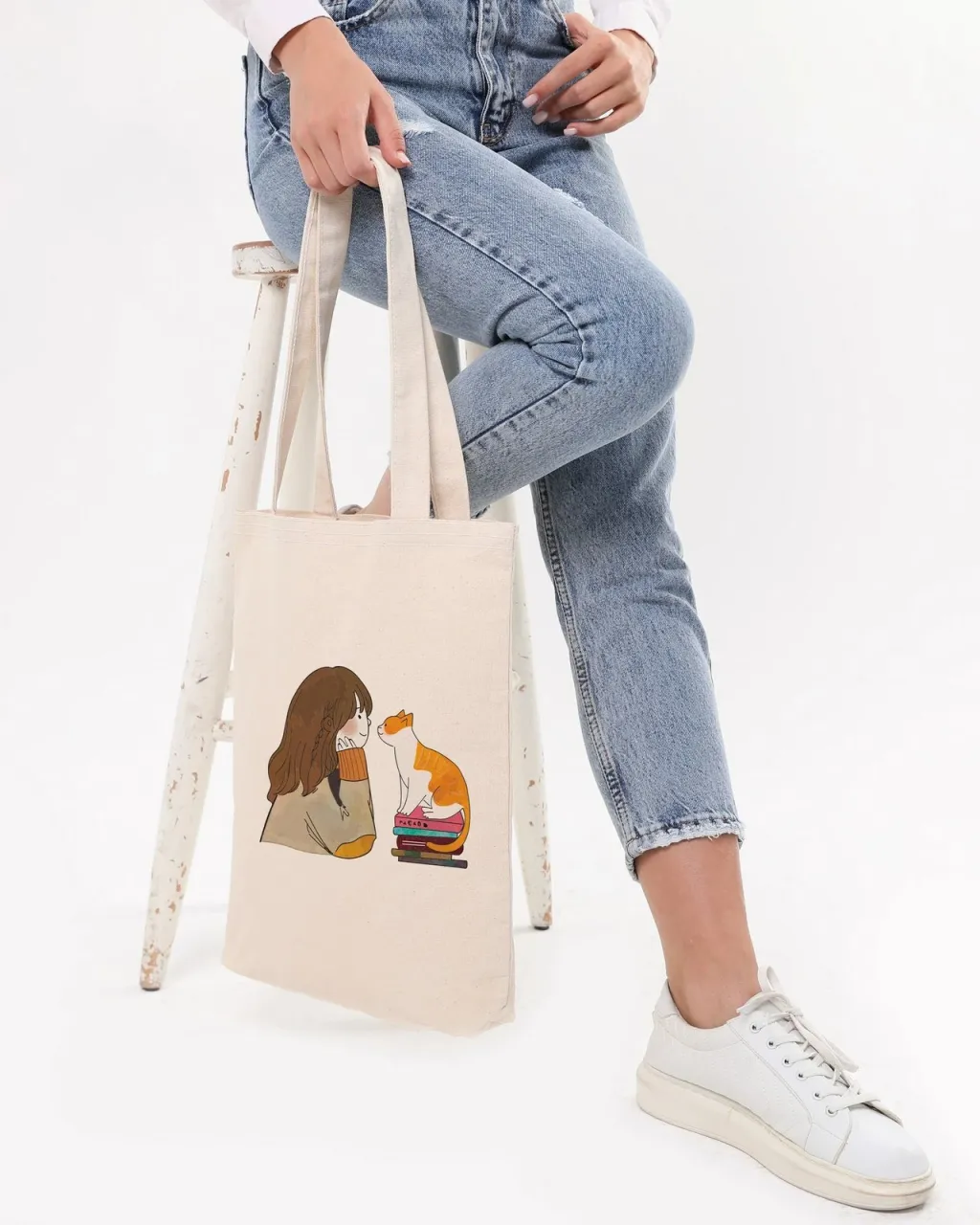 Çantë Tote Zoozie Bags, krem, 1160 - 3