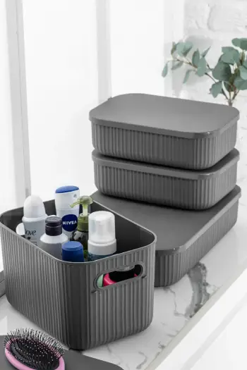 Organizues grimi Hermia Concept, anthracite, set 4 copë, VLINE4LIKRSK