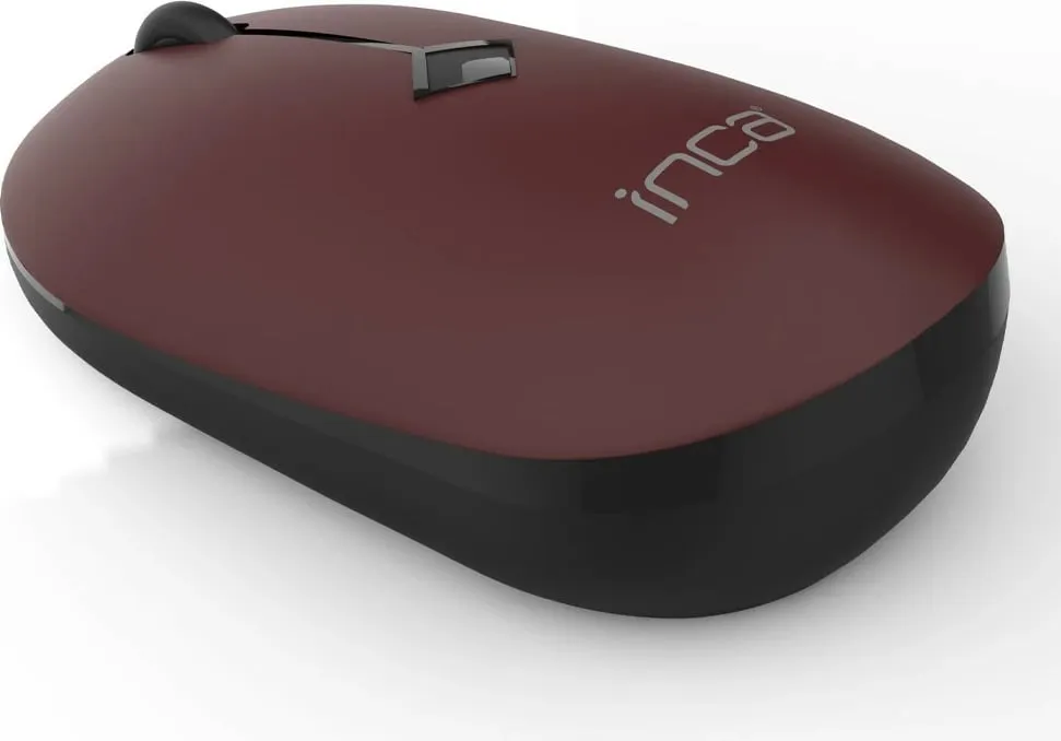 Maus wireless INCA IWM-231RB, 1600 DPI, 4 taste, kafe - 3