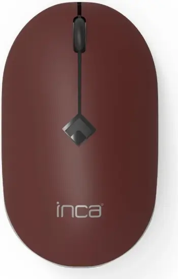 Maus wireless INCA IWM-231RB, 1600 DPI, 4 taste, kafe