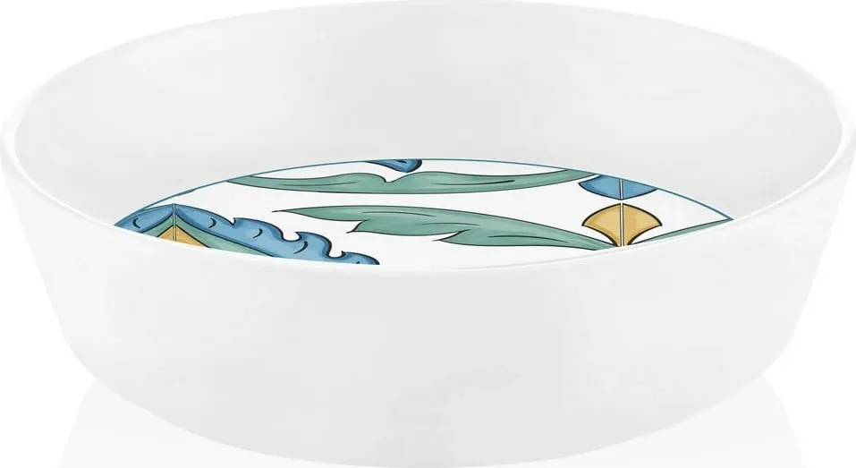 Enë sallate Hermia, e bardhë, blu, gjelbër, verdhë, LMN009 - 1