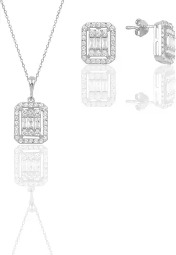Set varëse dhe vathë argjendi, Jumeon, 11574BEYAZ