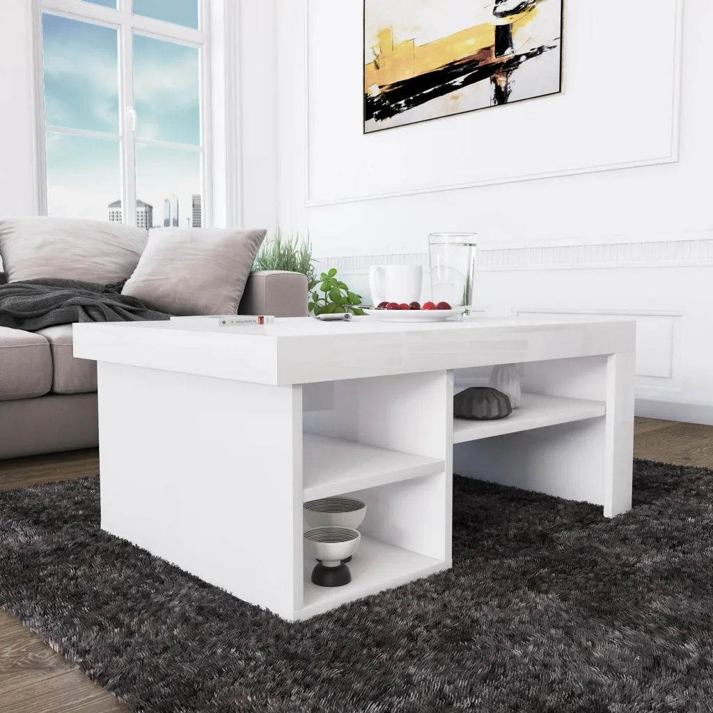 Tavolinë kafeje Skye Decor, Reeta, e bardhë - 2
