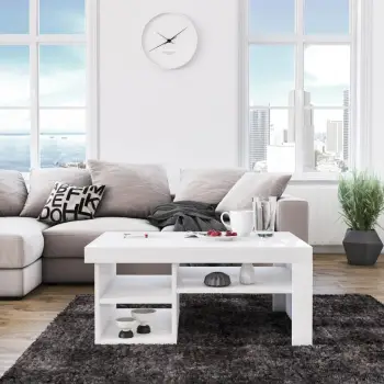 Tavolinë kafeje Skye Decor, Reeta, e bardhë
