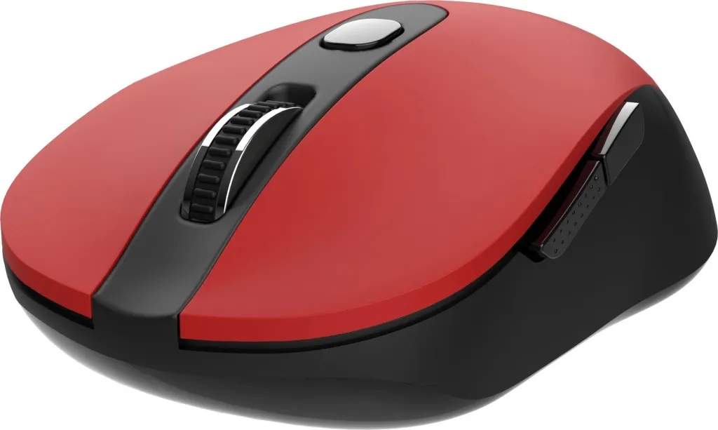 Maus wireless INCA IWM-233RK 1600 DPI, 6 taste, e kuqe - 4