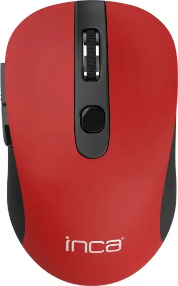 Maus wireless INCA IWM-233RK 1600 DPI, 6 taste, e kuqe