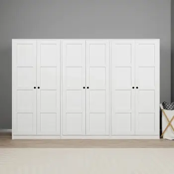 Dollap Skye Decor, i bardhë, Lucas 1600-89, 280x190x60cm