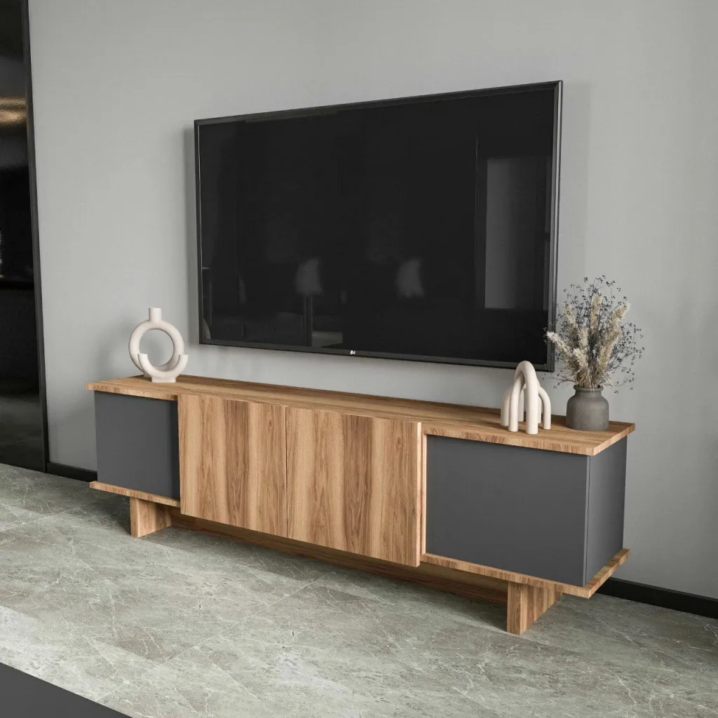 Komodë TV Skye Decor, Diana, antracit dhe arr - 2