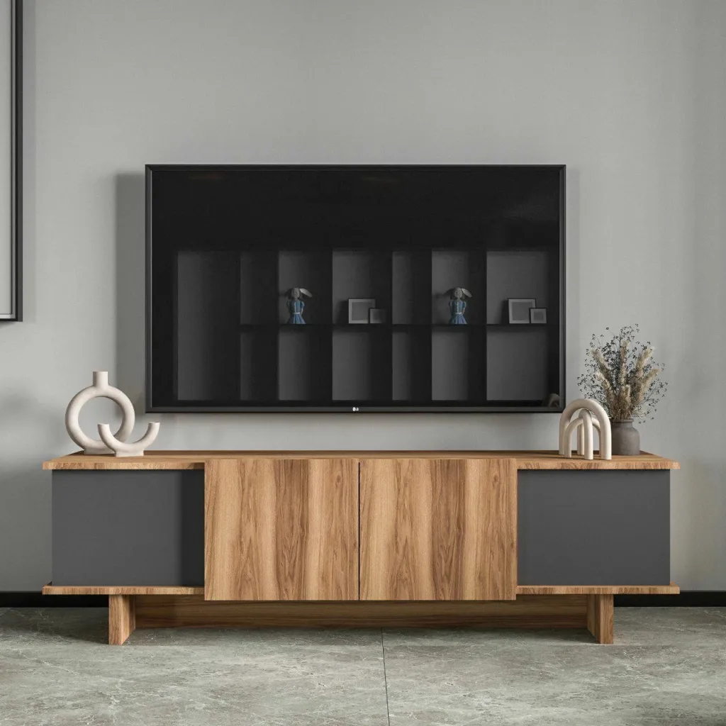 Komodë TV Skye Decor, Diana, antracit dhe arr - 3