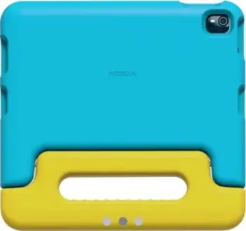Mbështjellës tabletë Nokia Tab T10 Kids, verdhë cyan