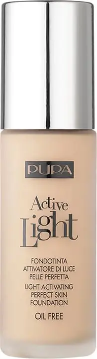 Fondatinë për femra Pupa Milano Active Light Perfect Skin Foundation SPF10 Oil-Free 011 Beige 30ml