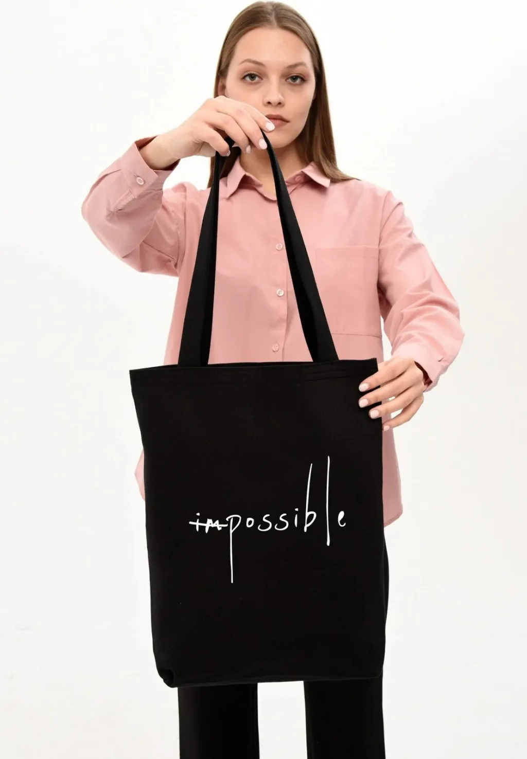 Çantë tote Zoozie Bags, e zezë, 1508 - 2