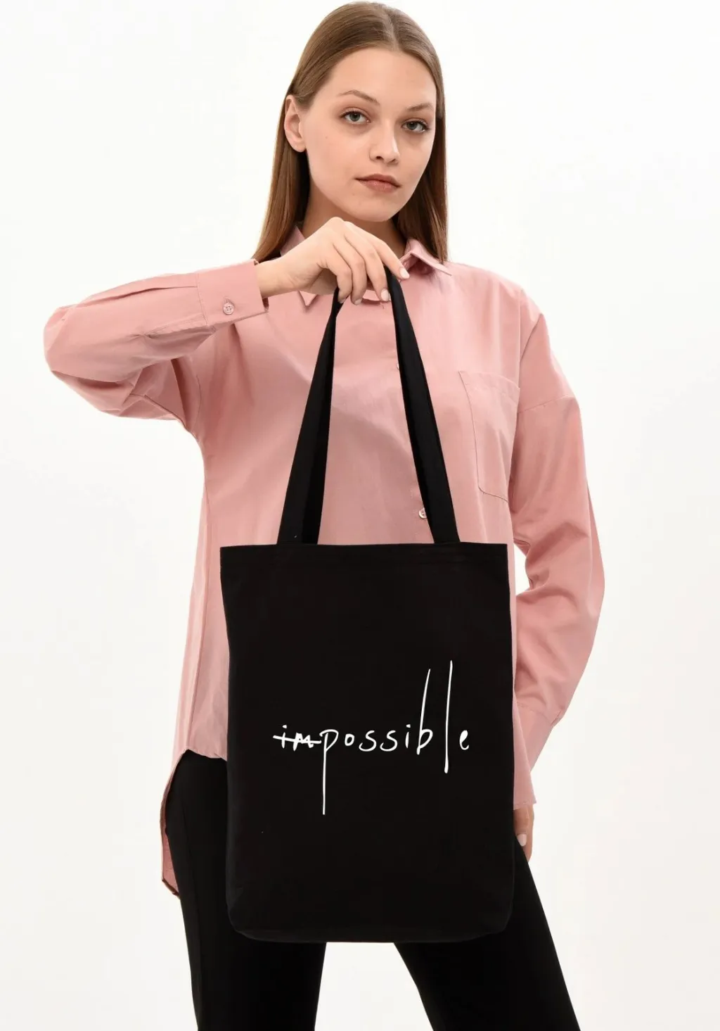 Çantë tote Zoozie Bags, e zezë, 1508 - 5