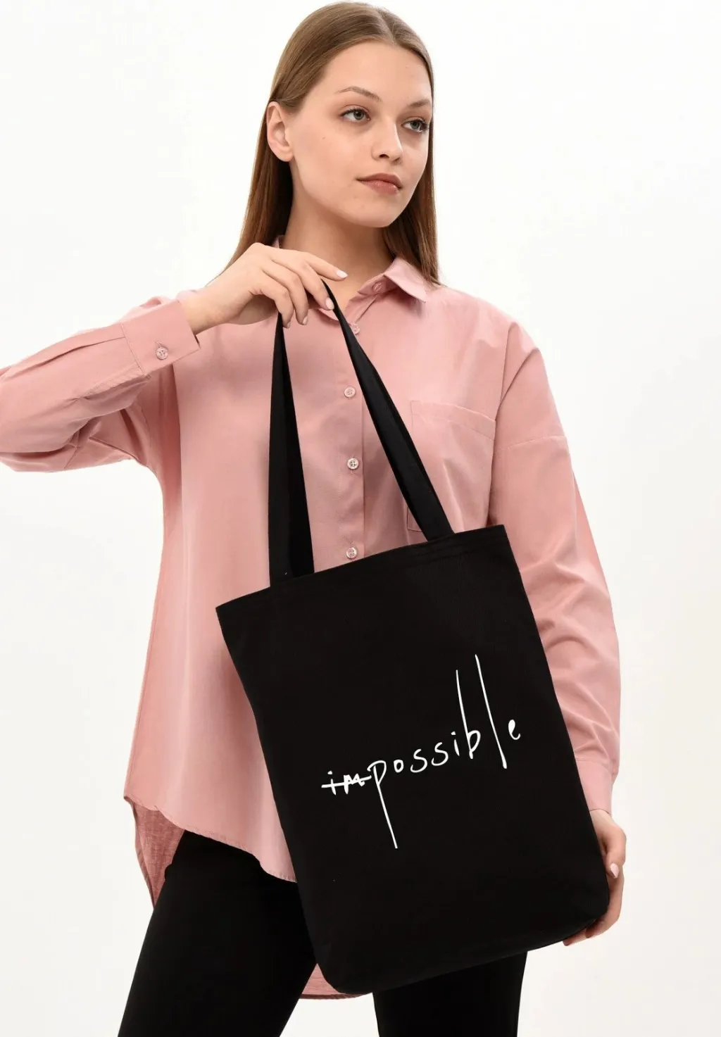 Çantë tote Zoozie Bags, e zezë, 1508 - 6