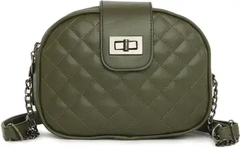 Çantë shpatullash mini, ngjyrë kaki, Zoozie Bags, 3518 - 45769