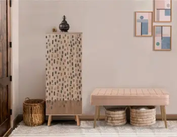Set mobiljesh për korridor, ngjyrë sonomo dhe gur, Skye Decor, 932-0900