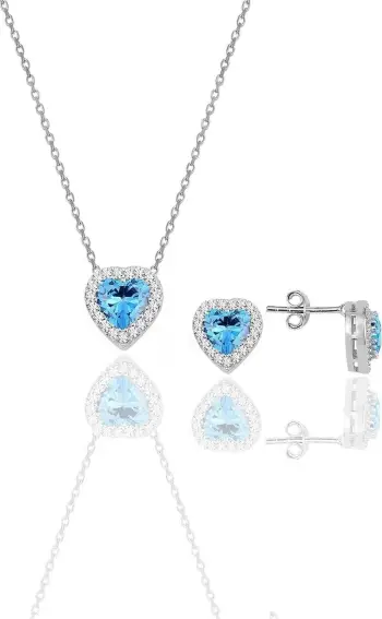 Set varëse dhe vathë argjendi, ngjyrë e kaltër, Jumeon, SGTL10139