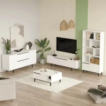 Set mobiljesh për dhomë dite Skye Decor, ON21-W