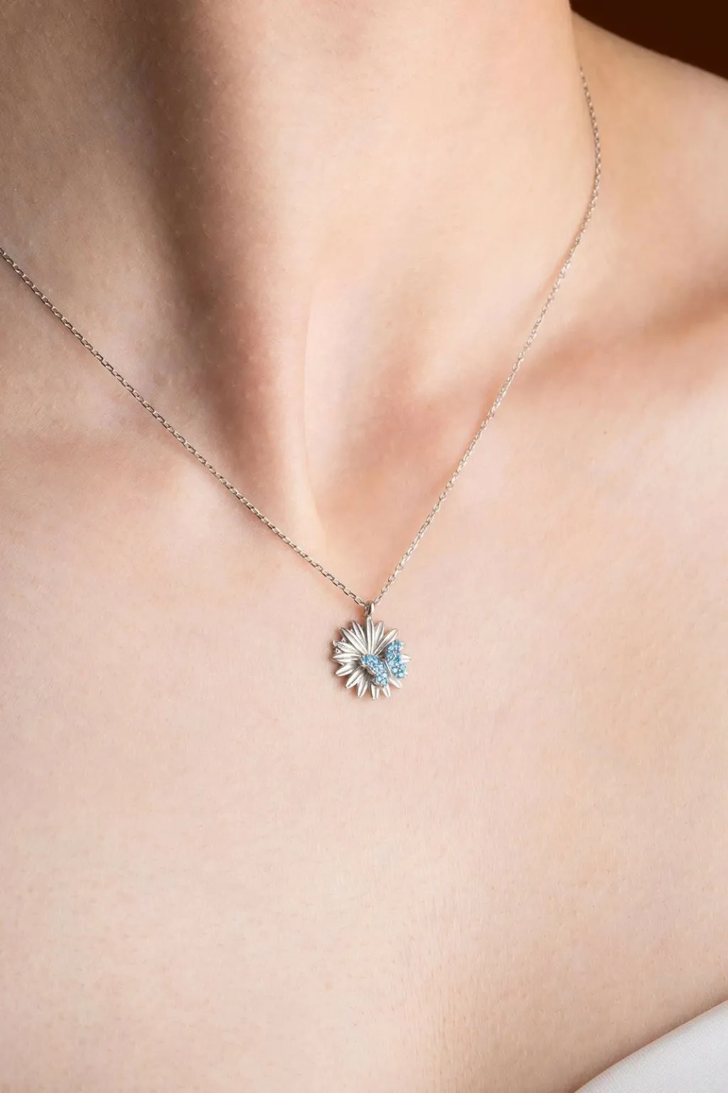 Qafore argjendi, ngjyrë turquoise, Jumeon, NRZ999092 - 7