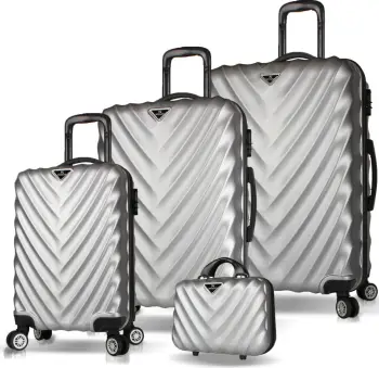 Set valixhesh (4 copë), ngjyrë gri, Zoozie Bags, 7279